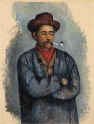 Paul Cezanne Man with a Pipe Spain oil painting artist